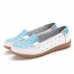 Hollow Out Soft Sole Casual Slip On Flat Loafers For Women