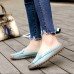 Color Match Slip On Round Toe Casual Flats Loafers