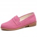 Comfy Soft Sole Suede Leather Flat Loafers