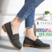 Comfy Soft Sole Suede Leather Flat Loafers