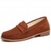 Comfy Soft Sole Suede Leather Flat Loafers