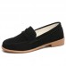 Comfy Soft Sole Suede Leather Flat Loafers