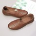 Women Casual Round Toe Soft Sole Slip On Flat Loafers