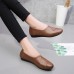 Women Casual Round Toe Soft Sole Slip On Flat Loafers