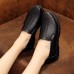 Embroidery Casual Comfy Slip On Flat Loafers