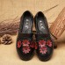 Genuine Leather Casual Slip On Flat Loafers For Women