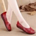 Women Shoes Comfortable Casual Slip On Leather Flats