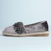 LOSTISY Sequined Tassel Casual Comfy Flats Loafers For Women