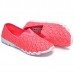 Hollow Out Mesh Slip On Breathable Flat Loafers