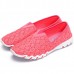 Hollow Out Mesh Slip On Breathable Flat Loafers