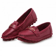 SOCOFY Shoes Women Casual Genuine Leather Comfy Flats