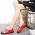 Comfy Leather Shoe Handmade Casual Soft Flat Loafers For Women