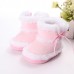 Toddler Baby Rabbit Shoes Cotton Flanging Leopard Velvet Boots