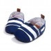 Baby Boy Girl Sailor Style Blue Soft Sole First Walking Shoes