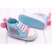 Baby Girl Butterfly Decorated Princess Toddler Canvas Shoes