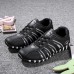 Printing Trainers Lace Up Comfortable Sport Casual Shoes For Women