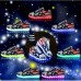 USB Unisex LED Light Lace Up Shoes Sportswear Sneaker Luminous Casual Shoes