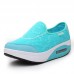 Rocker Sole Shoes Women Slip On Sport Casual Running Canvas Shoes