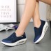 Rocker Sole Shoes Women Slip On Sport Casual Running Canvas Shoes