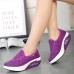 Rocker Sole Shoes Women Slip On Sport Casual Running Canvas Shoes