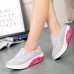 Rocker Sole Shoes Women Slip On Sport Casual Running Canvas Shoes