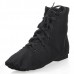 Soft Sole Multicolor Canvas Lace-up Jazz Ballet Dance Shoes