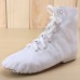 Soft Sole Multicolor Canvas Lace-up Jazz Ballet Dance Shoes