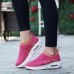 Mesh Rocker Sole Shoes Women Breathable Light Casual Sport Outdoor Shoes