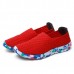 US Size 5-13 Women Hand-made Knit Shoes Casual Breathable Comfortable Walking Shoes Outdoor Flats