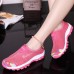 Women Soft Slip On Casual Sport Mesh Breathable Flat Shoes