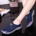 Women Soft Slip On Casual Sport Mesh Breathable Flat Shoes