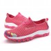 Women Soft Slip On Casual Sport Mesh Breathable Flat Shoes