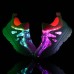 Large Size Women Light Up Shoes USB Charging Colorful LED Walking Sneakers