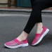 Women Hand-Made Knitting Outdoor Casual Flat Shoes