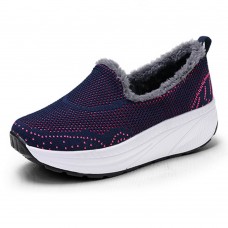 Women Shoes Warm Lining Rocker Casual Sneakers