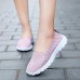 Casual Hand-made Knitted Round Toe Health Shoes For Women