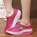 Mesh Breathable Rocker Sole Shoes Slip On Sneakers