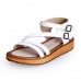 Summer Flat-Bottomed Ladies Sandals Cake Heavy Bottom Large Size Shoes Roman Sandals