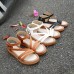 Summer Flat-Bottomed Ladies Sandals Cake Heavy Bottom Large Size Shoes Roman Sandals