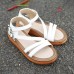 Summer Flat-Bottomed Ladies Sandals Cake Heavy Bottom Large Size Shoes Roman Sandals