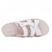 Bandage Buckle Slip On Wedge Sandals Soft Leather Slip On Beach Slipper Sandals