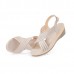 Genuine Leather Hollow Out Shoe Casual Comfy Wedge Sandals