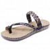 US Size 5-10 Women Bohemian Casual Beach Soft Flat Sandals