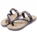 US Size 5-10 Women Bohemian Casual Beach Soft Flat Sandals