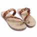 US Size 5-10 Women Bohemian Casual Beach Soft Flat Sandals