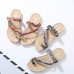 US Size 5-10 Women Bohemian Casual Beach Soft Flat Sandals