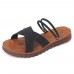 Women Slip On Breathable Beach Rome Casual Flat Sandals