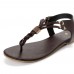 US Size 5-12 Women Casual Soft  Metal Beach Sandals