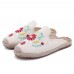 Embroidery Flower Chinese Style Women Folkways Sandals