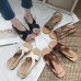 Summer Flats Women Cross Buckle Strap Sandals